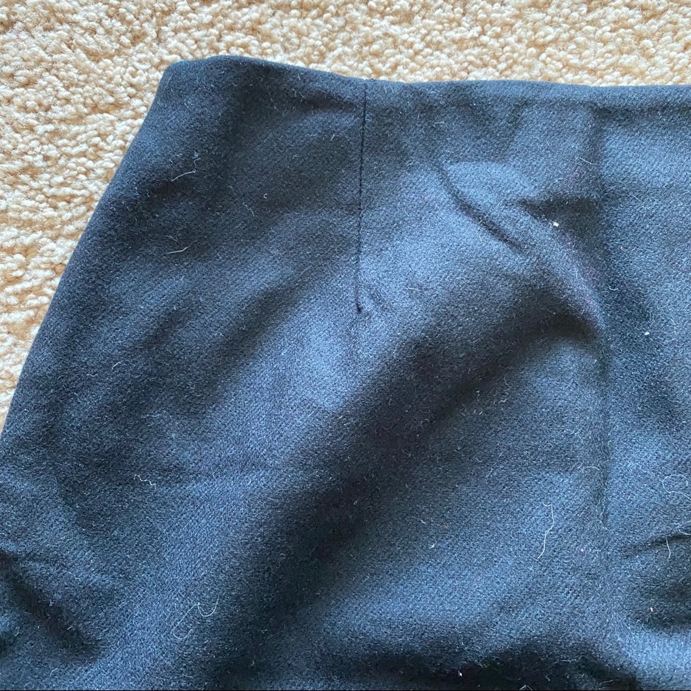 Wool Black Skirt - Picture 2 of 3